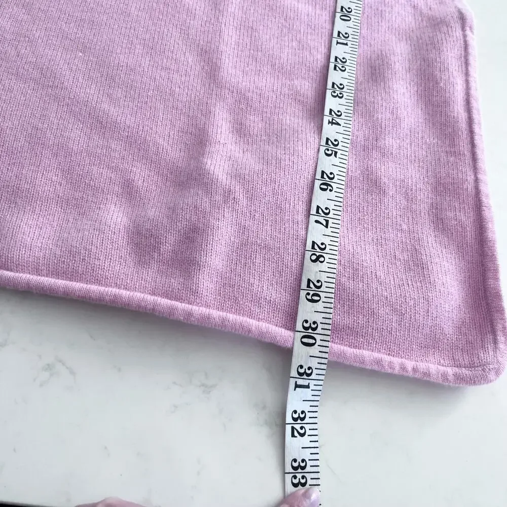 Jacadi girls pink 100% cashmere hooded blanket
